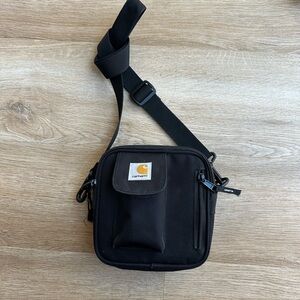 Carhartt WIP Black Small Essentials Messenger Crossbody Bag